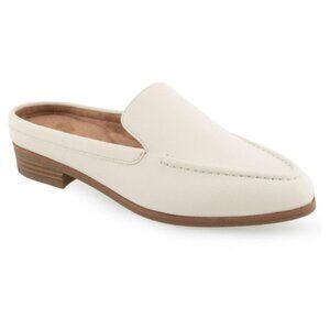 Aerosoles Women's Enright Loafer Flats Eggnog Pu Leather Size 10.5 M